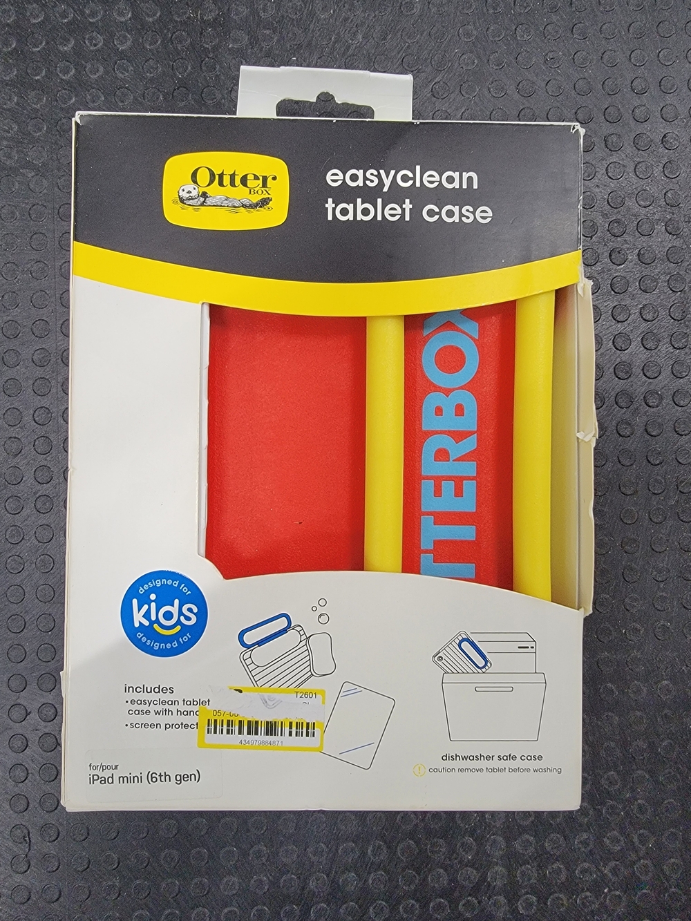 OtterBox Kids EasyClean Ipad 6th Gen. Tablet Case in Red and Yellow